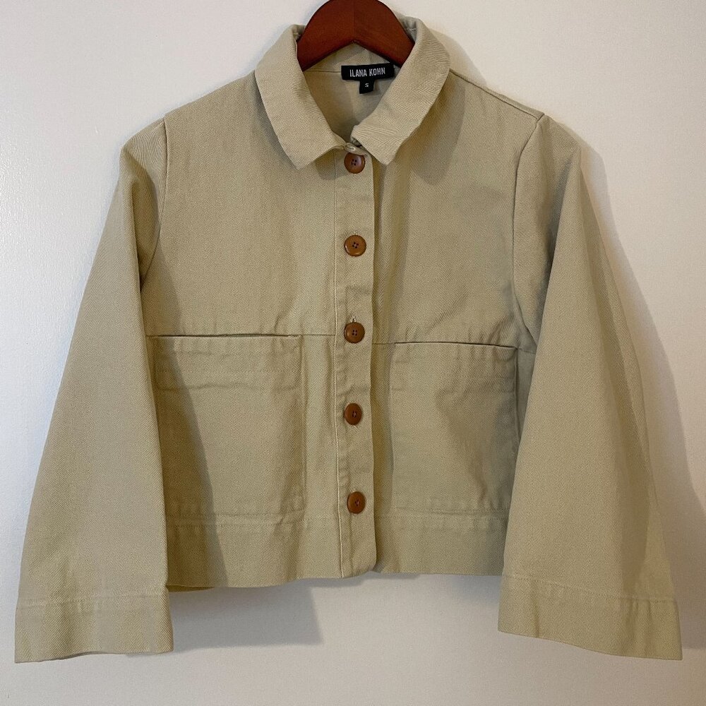 Ilana Kohn Tabby crop jacket small cream